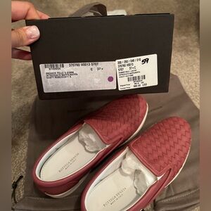 Bottega Veneta Italian leather slide sneakers